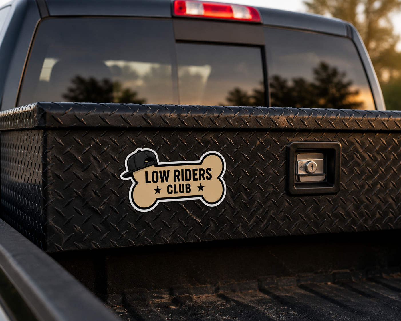 Low Riders Club Logo Sticker