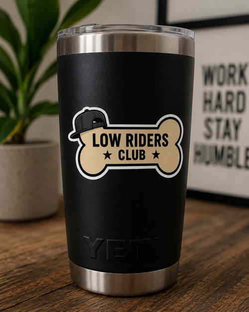Low Riders Club Logo Sticker